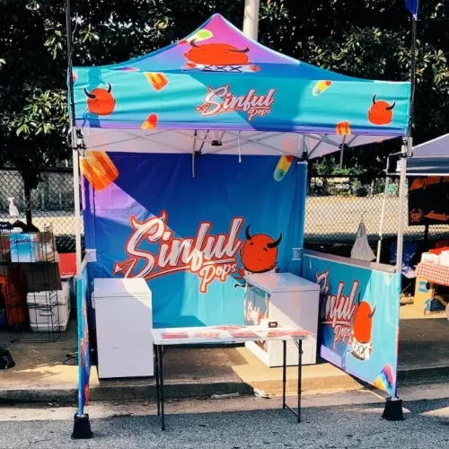 8x8'(2.5x2.5m)Custom Canopy Tent