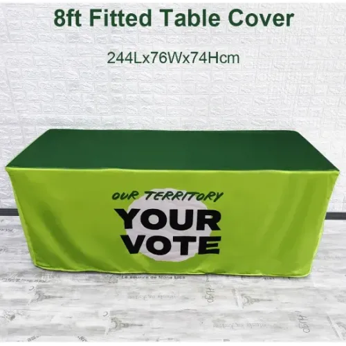 8ft Fitted Table Cover