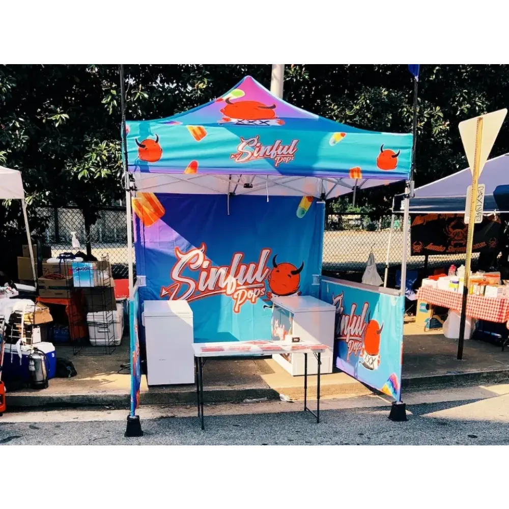 8x8'(2.5x2.5m)Custom Canopy Tent