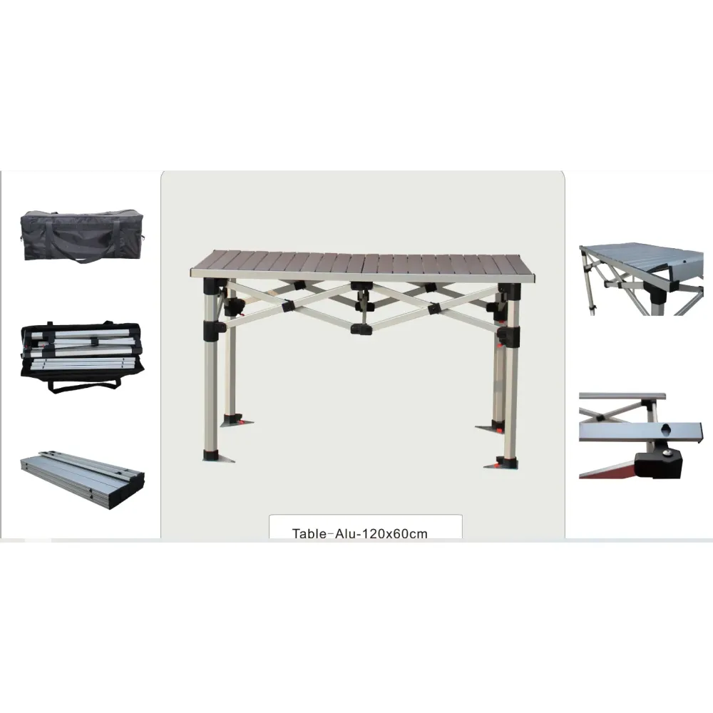 Aluminum folding tables