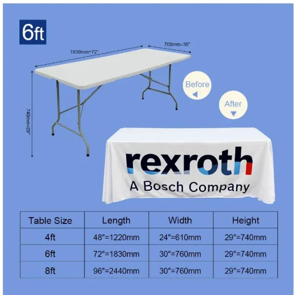 6ft Full Table Throw